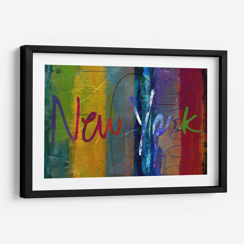 Abstract New York - Sisa Jasper | Cuadro decorativo de Canvas Lab