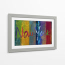 Abstract New York - Sisa Jasper | Cuadro decorativo de Canvas Lab