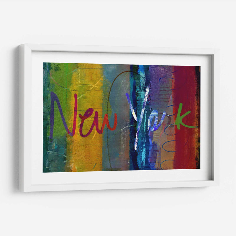 Abstract New York - Sisa Jasper | Cuadro decorativo de Canvas Lab