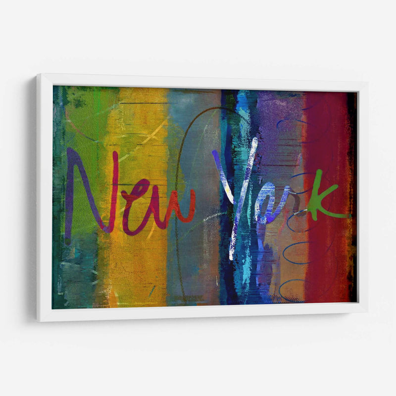 Abstract New York - Sisa Jasper | Cuadro decorativo de Canvas Lab