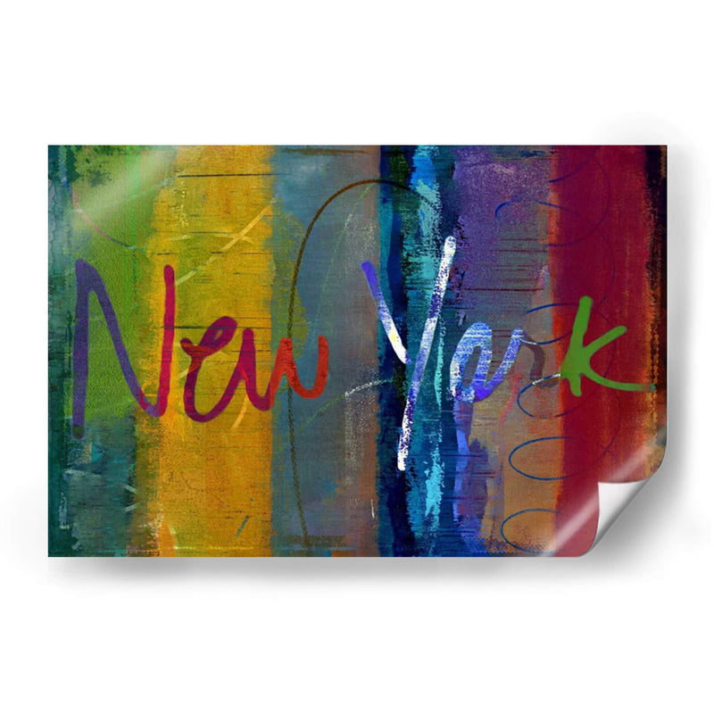 Abstract New York - Sisa Jasper | Cuadro decorativo de Canvas Lab