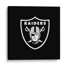Logo Oakland Raiders | Cuadro decorativo de Canvas Lab
