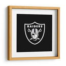 Logo Oakland Raiders | Cuadro decorativo de Canvas Lab
