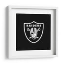Logo Oakland Raiders | Cuadro decorativo de Canvas Lab