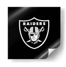 Logo Oakland Raiders | Cuadro decorativo de Canvas Lab