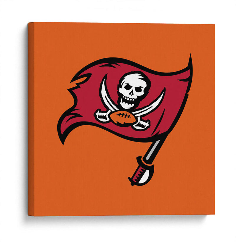 Logo Tampa Bay Buccaneers | Cuadro decorativo de Canvas Lab