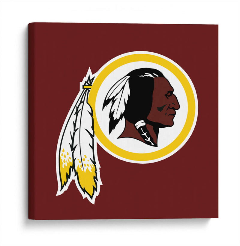 Logo Washington Redskins | Cuadro decorativo de Canvas Lab