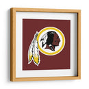 Logo Washington Redskins | Cuadro decorativo de Canvas Lab