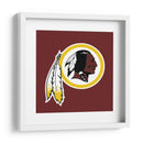 Logo Washington Redskins | Cuadro decorativo de Canvas Lab