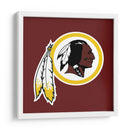 Logo Washington Redskins | Cuadro decorativo de Canvas Lab