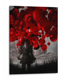 Los globos rojos | Cuadro decorativo de Canvas Lab