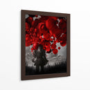 Los globos rojos | Cuadro decorativo de Canvas Lab