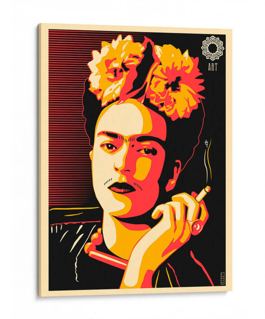 Kahlo - David Aste | Cuadro decorativo de Canvas Lab