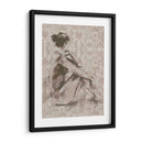 Figura Con Damasco I - Ethan Harper | Cuadro decorativo de Canvas Lab