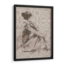 Figura Con Damasco I - Ethan Harper | Cuadro decorativo de Canvas Lab