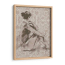 Figura Con Damasco I - Ethan Harper | Cuadro decorativo de Canvas Lab