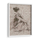 Figura Con Damasco I - Ethan Harper | Cuadro decorativo de Canvas Lab