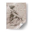 Figura Con Damasco I - Ethan Harper | Cuadro decorativo de Canvas Lab