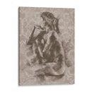 Figura Con Damask Ii - Ethan Harper | Cuadro decorativo de Canvas Lab