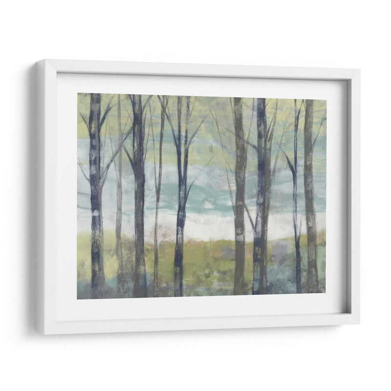 Birches Pastel Ii - Jennifer Goldberger | Cuadro decorativo de Canvas Lab