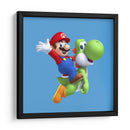 Mario y Yoshi | Cuadro decorativo de Canvas Lab