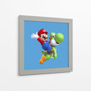 Mario y Yoshi | Cuadro decorativo de Canvas Lab