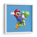 Mario y Yoshi | Cuadro decorativo de Canvas Lab