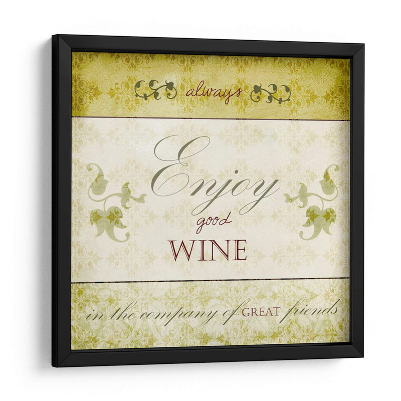 Frases De Vino Vi - Studio W | Cuadro decorativo de Canvas Lab