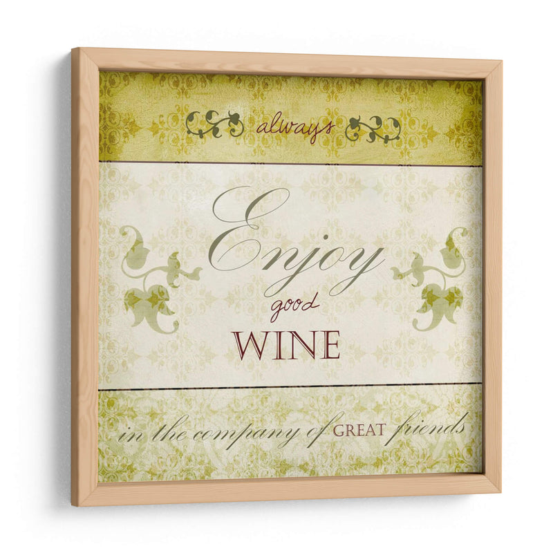 Frases De Vino Vi - Studio W | Cuadro decorativo de Canvas Lab