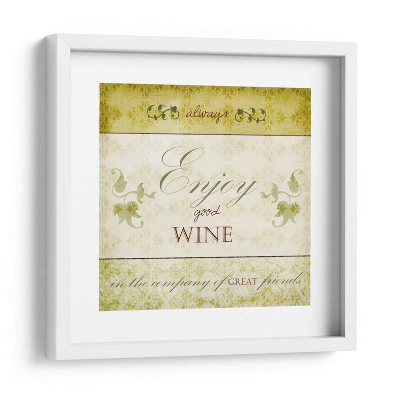 Frases De Vino Vi - Studio W | Cuadro decorativo de Canvas Lab