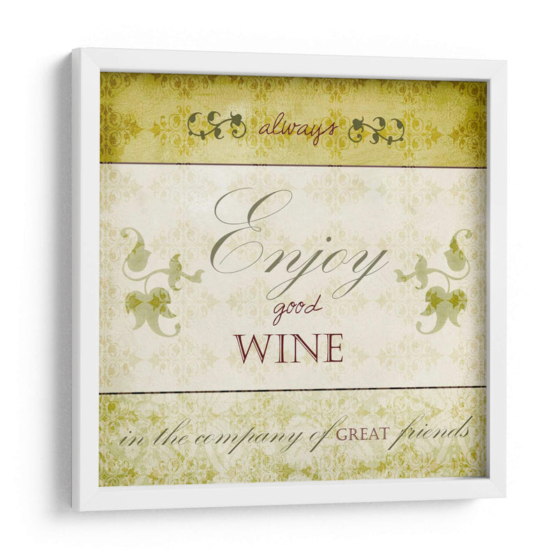 Frases De Vino Vi - Studio W | Cuadro decorativo de Canvas Lab