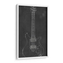 Blueprint De Guitarra Eléctrica Ii - Ethan Harper | Cuadro decorativo de Canvas Lab