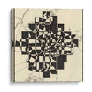 Mapa Moderno De Atlanta - Nikki Galapon | Cuadro decorativo de Canvas Lab