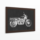 Gráfico De Motocicletas Ii - Megan Meagher | Cuadro decorativo de Canvas Lab