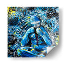 Mujer azul | Cuadro decorativo de Canvas Lab