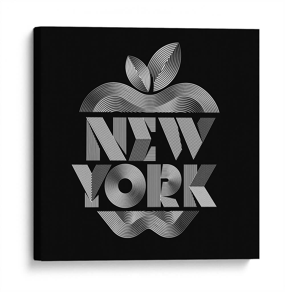 New York type | Cuadro decorativo de Canvas Lab