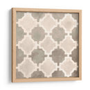 Azulejo De Acuarela Neutra I - June Erica Vess | Cuadro decorativo de Canvas Lab