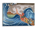 Nichiren Calming the Storm - Utagawa Kuniyoshi | Cuadro decorativo de Canvas Lab