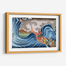 Nichiren Calming the Storm - Utagawa Kuniyoshi | Cuadro decorativo de Canvas Lab