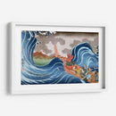 Nichiren Calming the Storm - Utagawa Kuniyoshi | Cuadro decorativo de Canvas Lab
