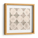 Azulejo De Acuarela Neutra Iv - June Erica Vess | Cuadro decorativo de Canvas Lab