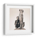 Niña y Leopardo | Cuadro decorativo de Canvas Lab