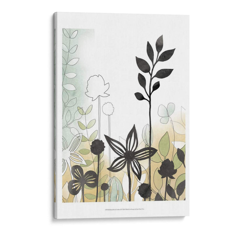 Sketchbook Garden Ii - June Erica Vess | Cuadro decorativo de Canvas Lab