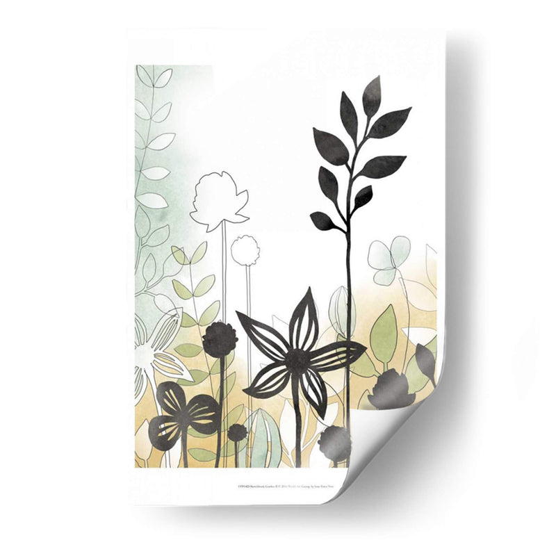 Sketchbook Garden Ii - June Erica Vess | Cuadro decorativo de Canvas Lab