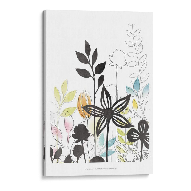 Sketchbook Garden Iii - June Erica Vess | Cuadro decorativo de Canvas Lab