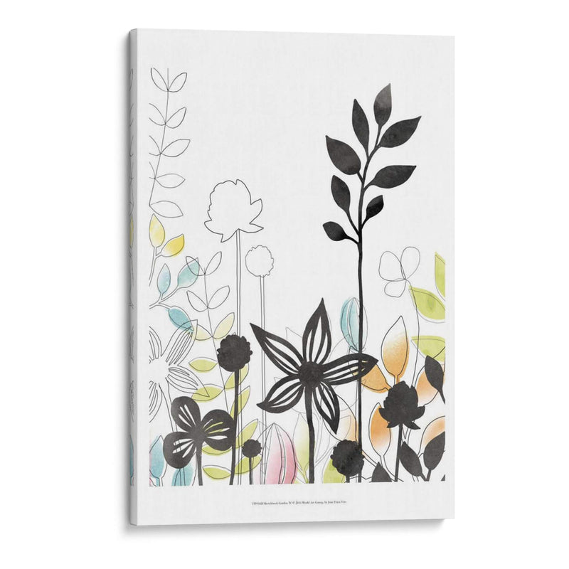 Sketchbook Garden Iv - June Erica Vess | Cuadro decorativo de Canvas Lab