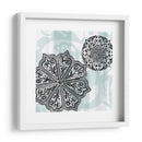 Rosetones En Aqua Ii - Studio W | Cuadro decorativo de Canvas Lab