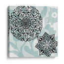 Rosetones En Aqua Iv - Studio W | Cuadro decorativo de Canvas Lab