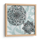 Rosetones En Aqua Iv - Studio W | Cuadro decorativo de Canvas Lab
