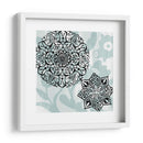 Rosetones En Aqua Iv - Studio W | Cuadro decorativo de Canvas Lab